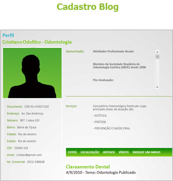 Cadastro Completo (Blog)